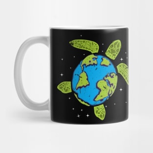 Earth Day 2023 Restore Save The Planet Turtle Art Mug